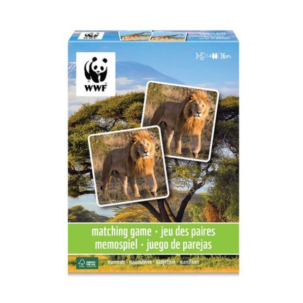 Mastermind Toys Wwf matching game - mammals offer