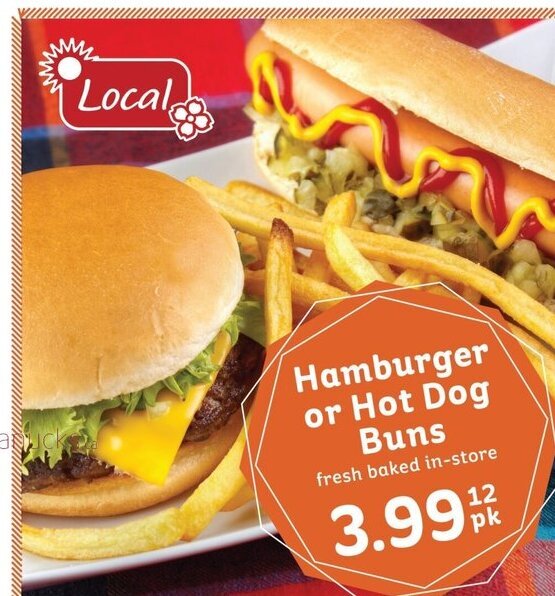 IGA Hamburger or Hot Dog Buns offer