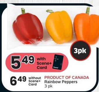 IGA Rainbow Peppers 3pk offer
