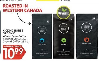 IGA KICKING HORSE ORGANIC Whole Bean Coffee 454 g offer