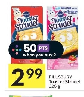 IGA PILLSBURY Toaster Strudel 326 g offer