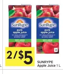 IGA SUNRYPE Apple Juice 1 L offer