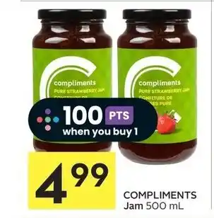IGA COMPLIMENTS Jam 500 mL offer