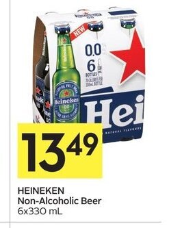 IGA HEINEKEN Non-Alcoholic Beer 6x330 mL offer