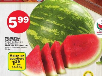 IGA SEEDLESS WATERMELON offer