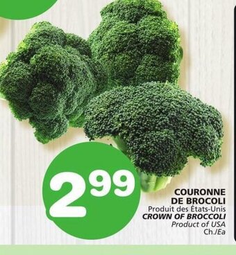 IGA CROWN OF BROCCOLI offer