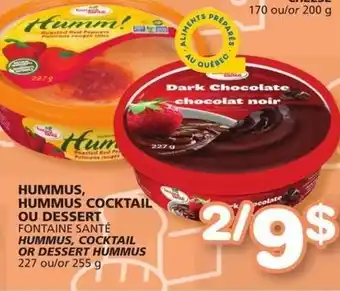 IGA HUMMUS offer