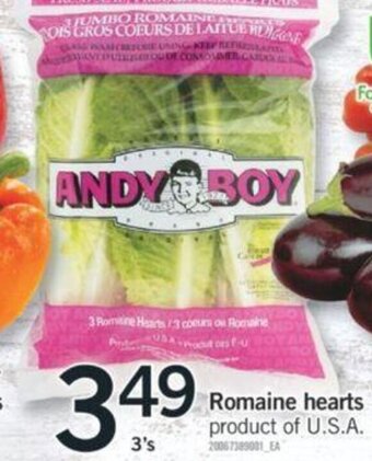 Fortinos Romaine hearts offer