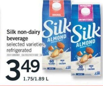 Fortinos Silk non-dairy beverage offer