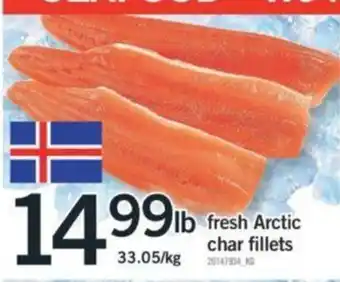 Fortinos fresh arctic char fillets lb offer