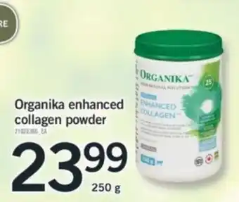 Fortinos Organika enhanced collagen powder 250g offer
