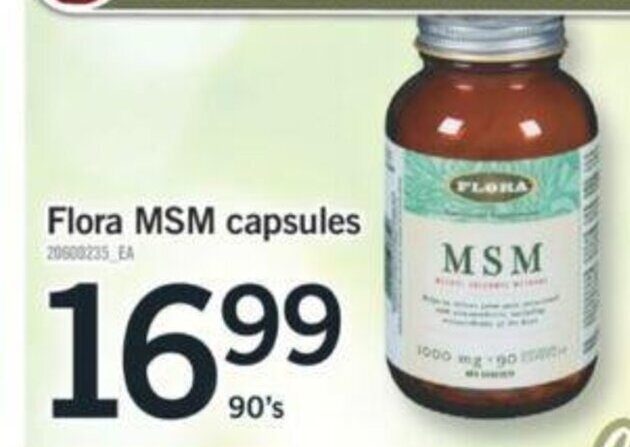Fortinos Flora MSM capsules offer