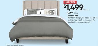 Sleep Country Athena bed offer