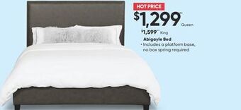 Sleep Country Abigayle bed offer