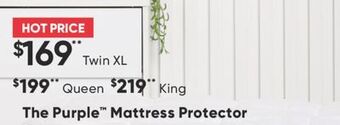 Sleep Country The purple mattress protector offer