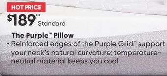 Sleep Country The purple pillow offer