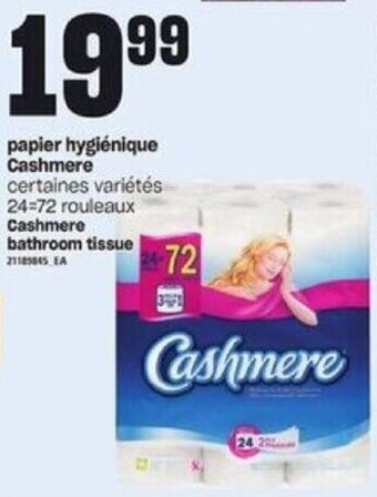 Provigo Cashmere bathroom tissue offer
