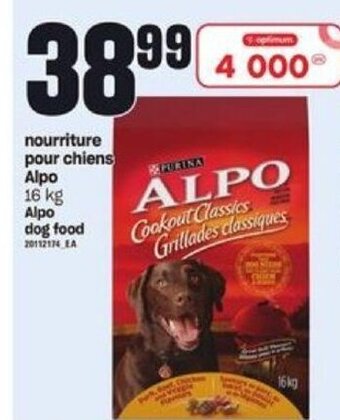 Provigo alpo dog food 16 kg offer