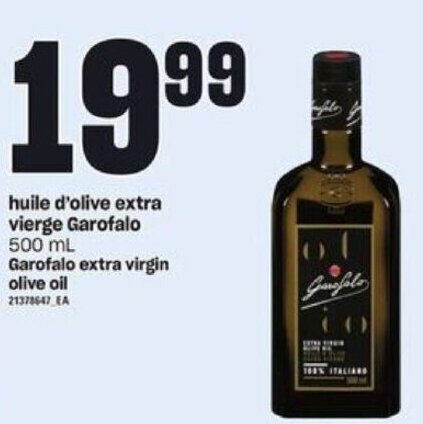 Provigo garofalo extra virgin olive oil 500 ml offer
