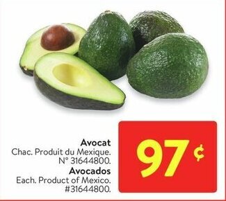 Walmart Avocados offer