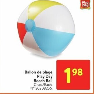 Walmart Play Day Beach Ball offer