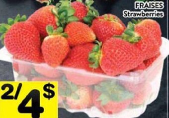 Supermarché PA FRAISES Strawberries offer