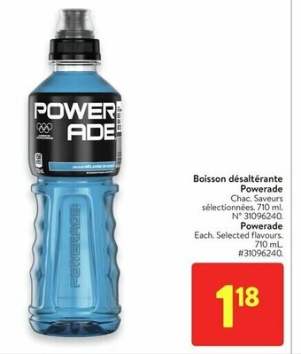 Walmart Powerade . 710 ml. offer
