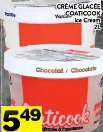 Supermarché PA CRÈME GLACÉE COATICOOK Ice Cream 2L offer