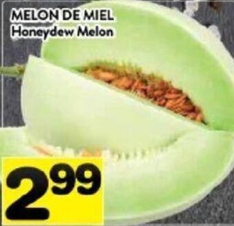 Supermarché PA MELON DE MIEL Honeydew Melon offer