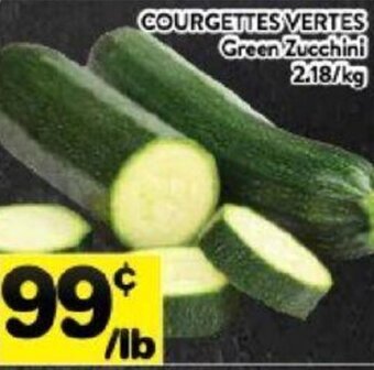 Supermarché PA COURGETTES VERTES Green Zucchini offer