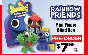 Showcase Mini figure blind bag offer