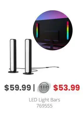 GameStop Biogenik bioglow smart rgb light bars offer