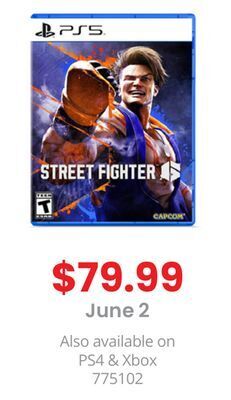 GameStop Ps5 street fighter 6 offer