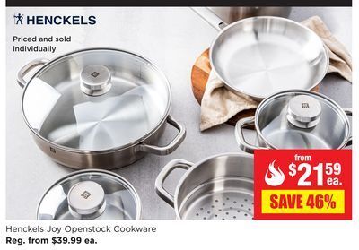 Kitchen Stuff Plus Henckels joy openstock cookware offer