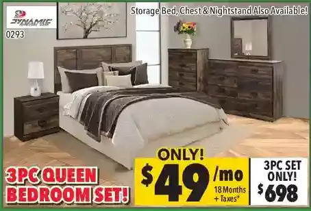 Surplus Furniture Montana 3-piece bedroom set offer