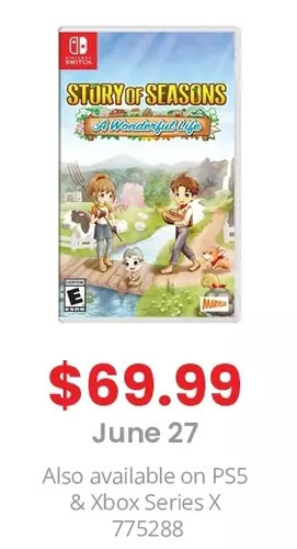 GameStop Story of seasons: a wonderful life offer
