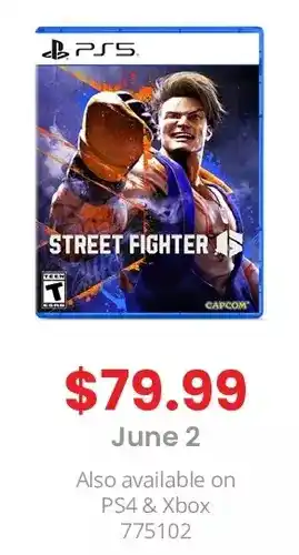 GameStop Street fighter 6 offer