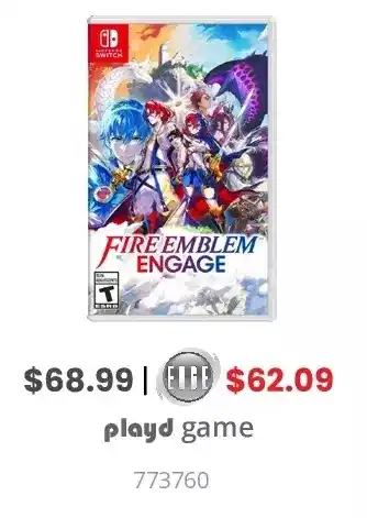 GameStop Fire emblem engage offer