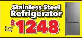 Surplus Furniture Stainess steel refrigerator offer