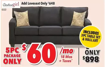 Surplus Furniture Jitterbug gunmetal sofa offer