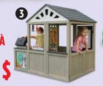 Canadian Tire KidKraft Wooden Patio Party Playhouse 184-1392-2 offer