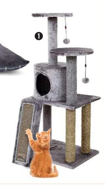 Canadian Tire Cat Tree Playset with Perches, Hanging Toys and Scratching Posts 45" Tall 142-4954-8 offer