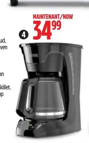 Canadian Tire Black + Decker 12-Cup Drip Coffeemaker 43-0143-8 offer