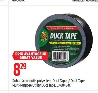 Canadian Tire Duck Tape Multi-Purpose Utility Duct Tape. 67-6046-8. offer