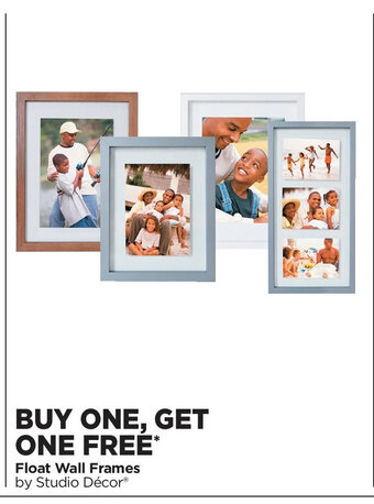 Michaels Float Wall Frames by Studio Décor® offer