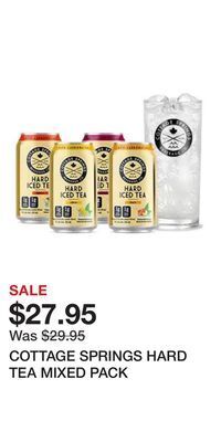 The Beer Store Cottage springs hard tea mixed pack offer