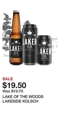 The Beer Store Lake of the woods lakeside kolsch offer