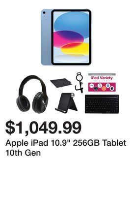 TSC Stores Apple ipad 10.9 256gb tablet 10th gen offer