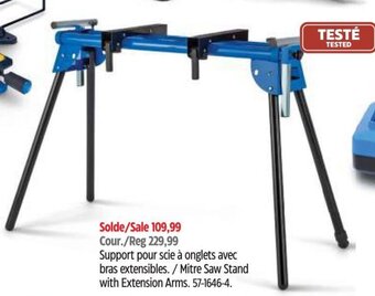 Canadian Tire Mitre Saw Stand with Extension Arms. offer