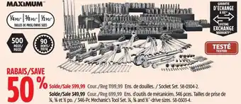 Canadian Tire MAXIMUM SOCKET SET. offer